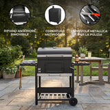 Barbecue BBQ XL a Carbone con Affumicatore - view 14