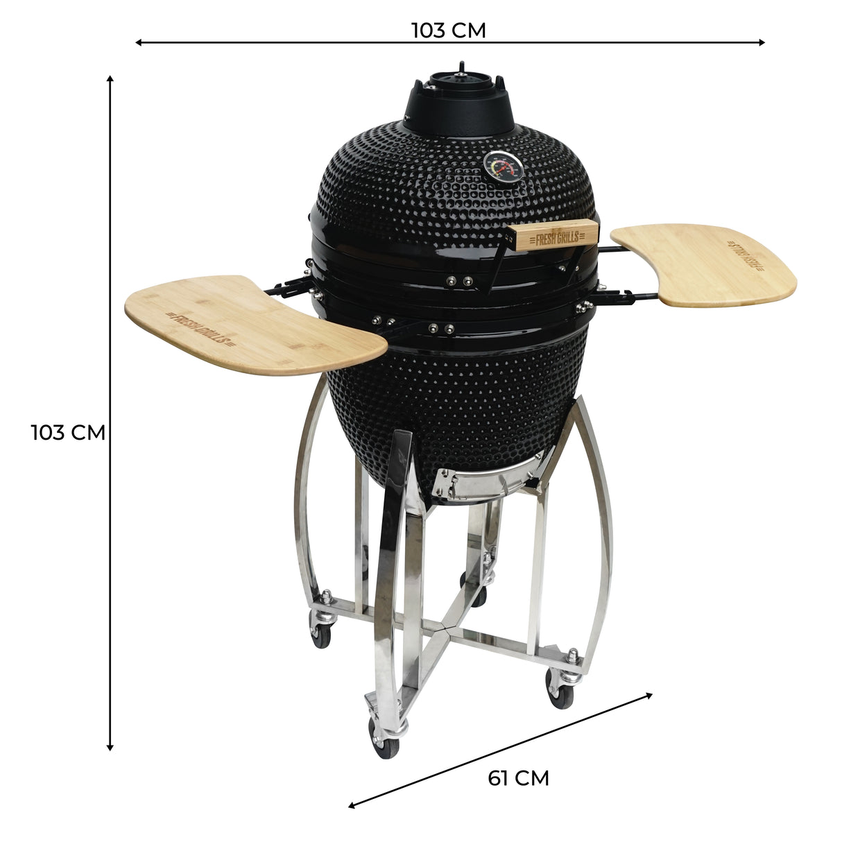 Kamado BBQ Grill – 18” (46 cm)