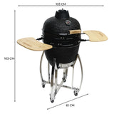 Kamado BBQ Grill – 18” (46 cm)