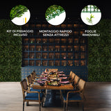 Pannello Parete Vegetale Artificiale Ayla - 50 x 150 cm