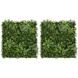 Pannello Parete Vegetale Artificiale Ayla x2 - 100 x 100 cm