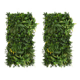 Pannello Parete Vegetale Artificiale Ayla x2 - 50 x 100 cm