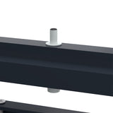 Copribidone Singolo per Bidone Carrellato 240 L in Acciaio Zincato Antracite
