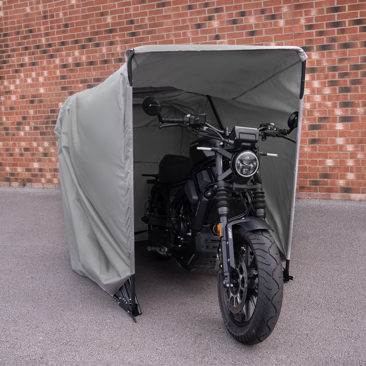 Tenda per Moto Large – Grigio