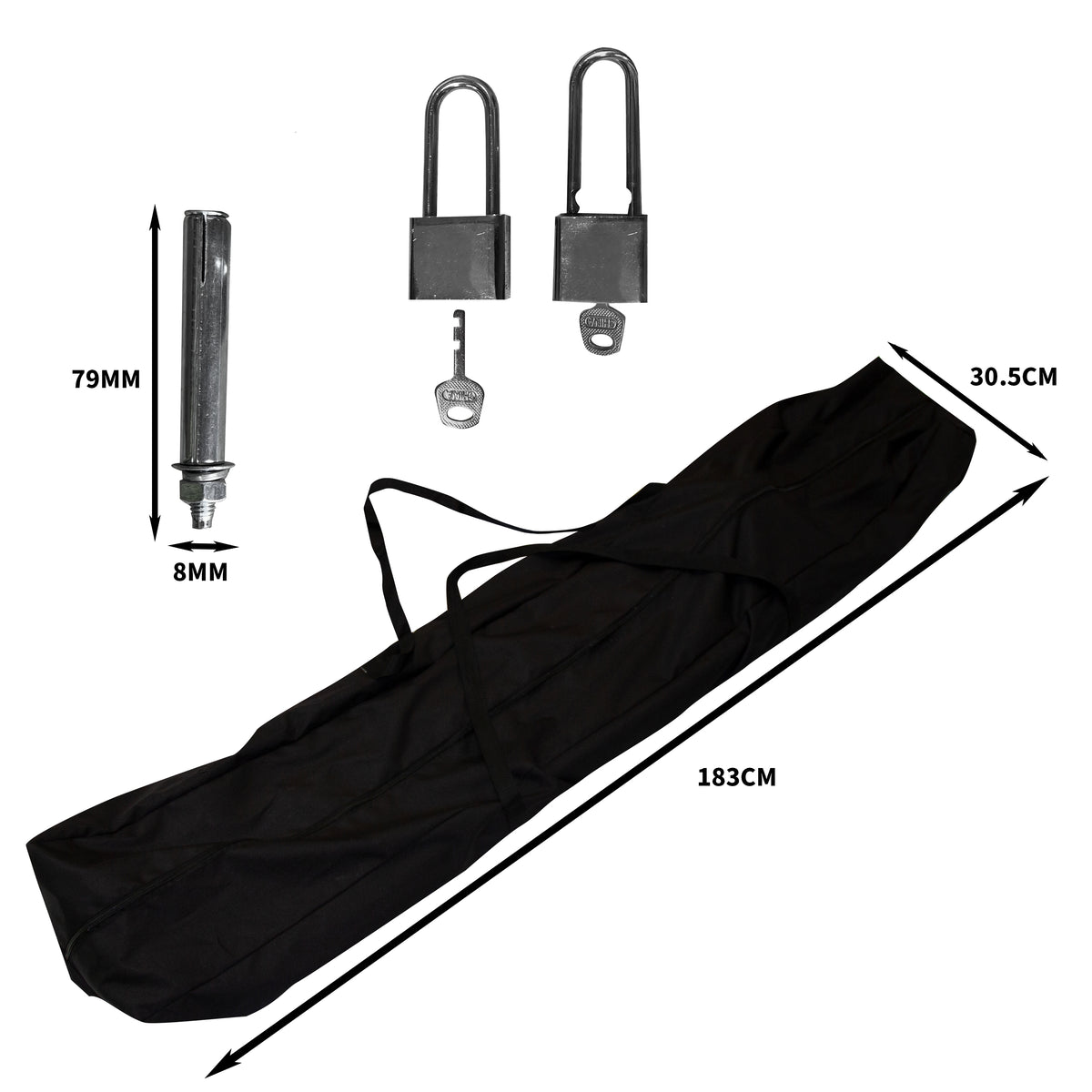 Tenda per Moto XL – Nero