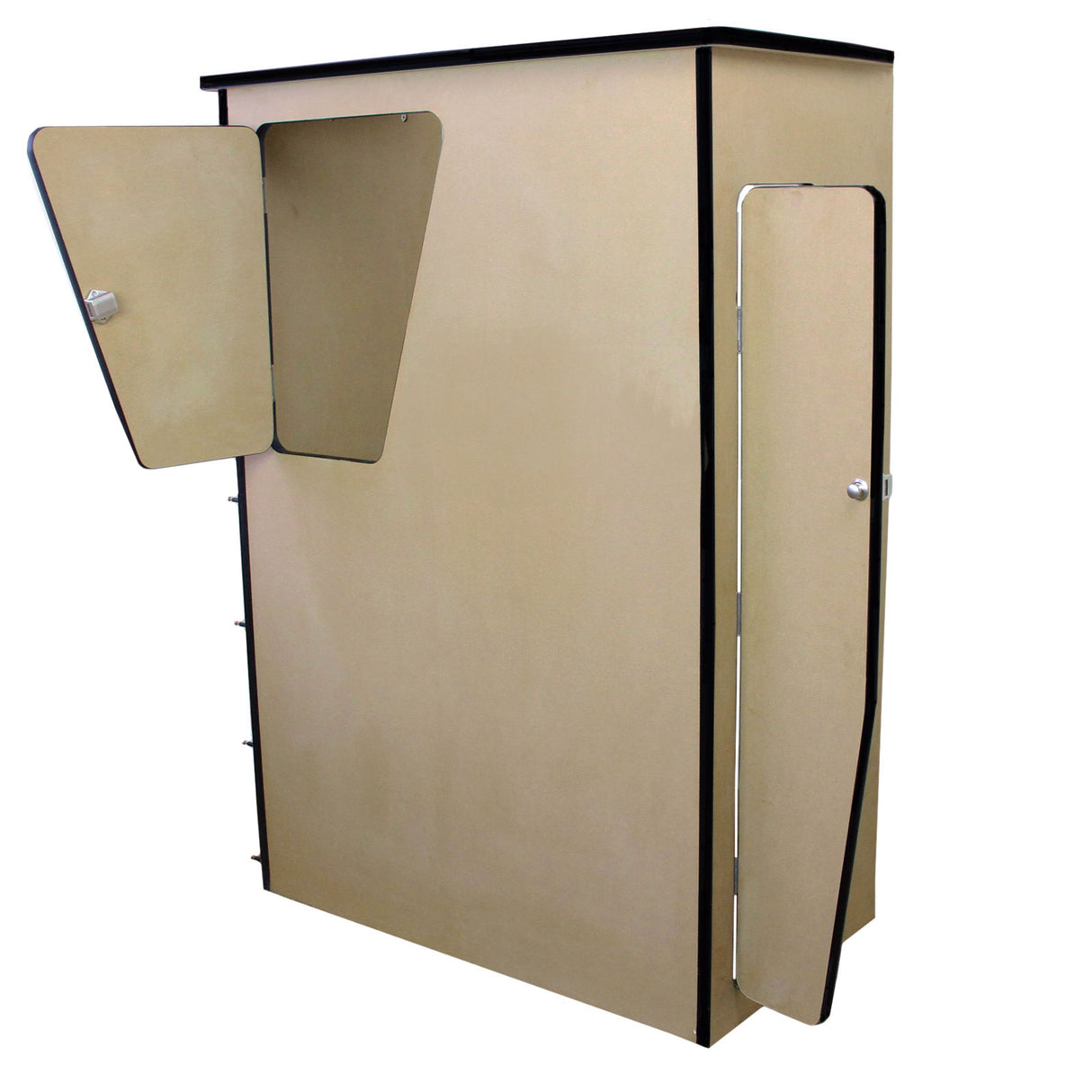 Rivestimento e colla nera per furgone da 11 mq con cucina da camper