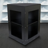 Bancone angolare per negozio al dettaglio CM60 - Nero