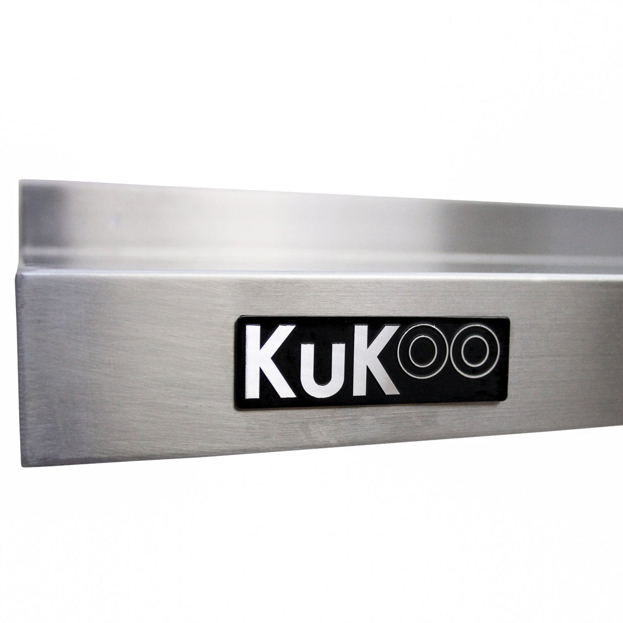 2 Mensole da Cucina a Muro in Acciaio Inox KuKoo 125cm x 30cm