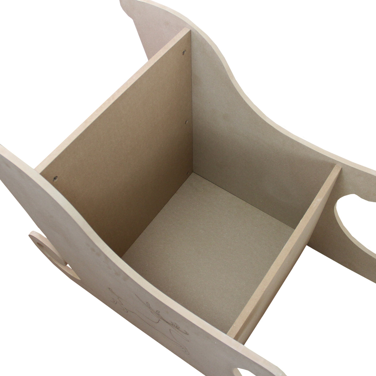 Slitta di Babbo Natale in MDF