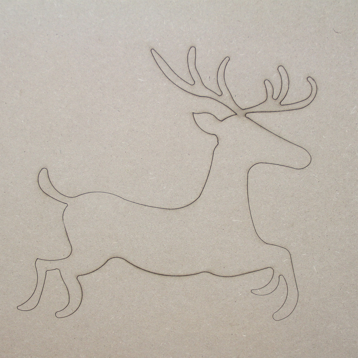 Slitta di Babbo Natale in MDF