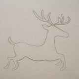 Slitta di Babbo Natale in MDF