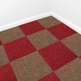 20 Quadrotte di Moquette 50x50cm 5mq in Beige