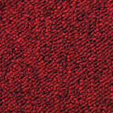 40 x Piastrelle di Moquette Rosso Scarlatto 10m2