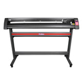 Taglierina per vinile PixMax 59" XL con struttura nera, dettagli rossi e pannello di controllo, ideale per progetti di grafica e design