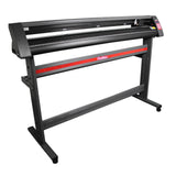 Taglierina per vinile PixMax 59" XL con struttura nera, dettagli rossi e software SignCut Pro per tagli precisi e professionali