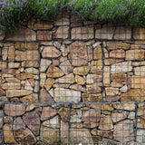 4 Gabbioni per Sassi e Legna da Giardino e da Esterno 100cm x 80cm x 30cm