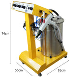 Macchina per la Verniciatura a Polvere Elettrostatica T-Mech & Forno di Polimerizzazione & Cabina di Sabbiatura 220L