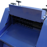 Spella cavi automatica T-Mech 55mm, struttura robusta blu, rulli neri per una lavorazione efficiente e precisa dei cavi