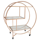 Carrello da Cocktail - Grande - Oro Rosato
