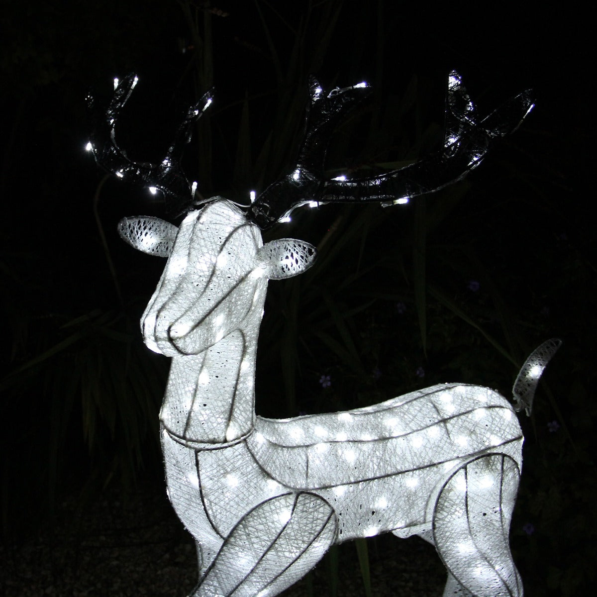 Renne di Natale & Pupazzo di Neve Luminoso da Giardino