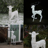 Renna di Natale Luminosa - Maschio - Bianco