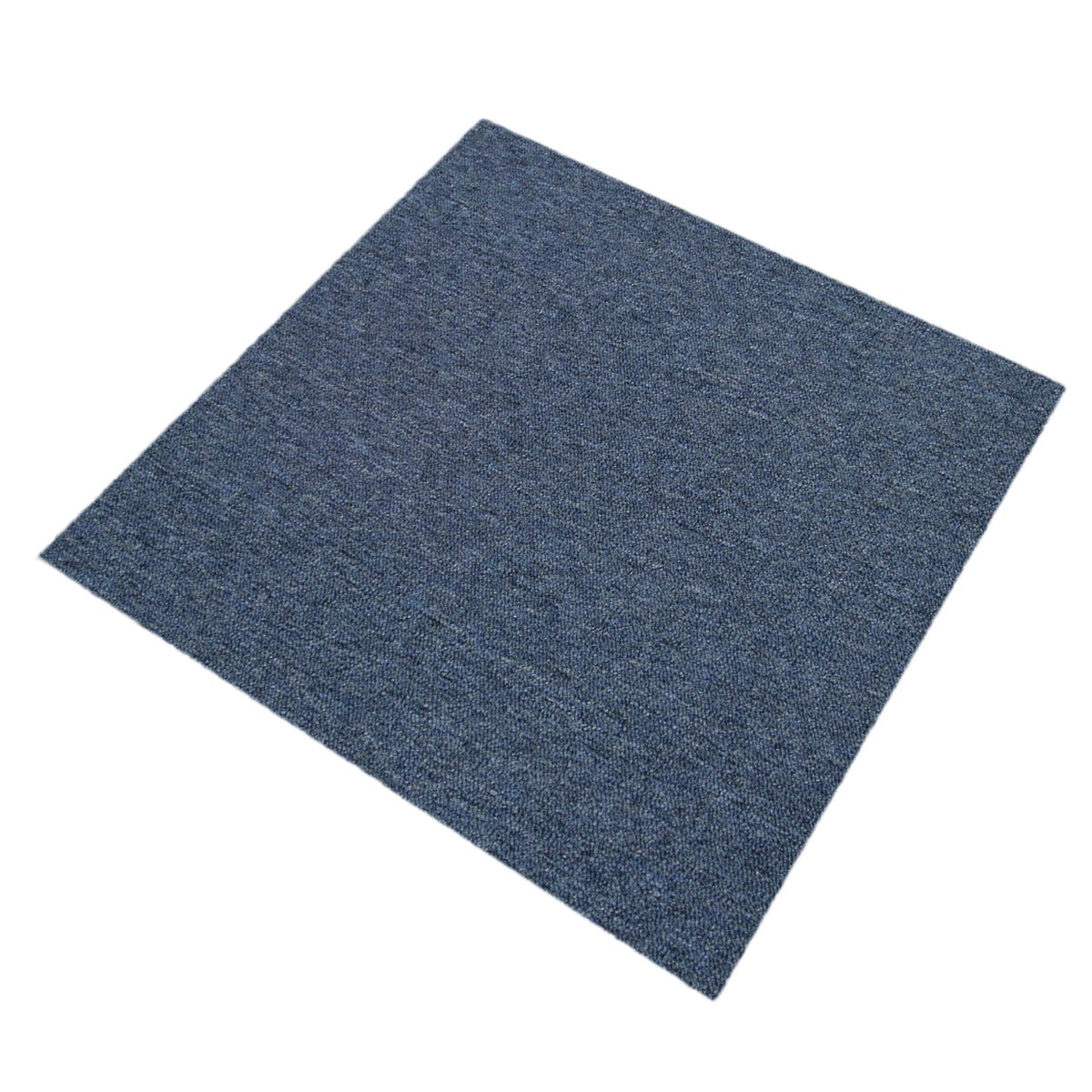 40 Mattonelle di Moquette 10mq in Storm Blu & Grigio Platino