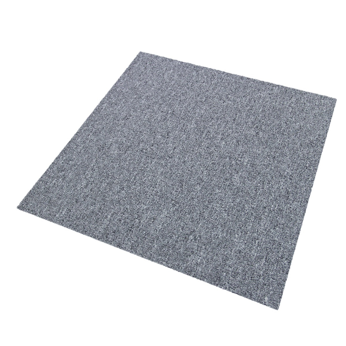 40 Mattonelle di Moquette 10mq in Storm Blu & Grigio Platino