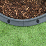 Bordatura da Giardino Flessibile 1.2m - Grigio - Quantità - 26