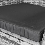 Set Bistro da Giardino Jardí in Polyrattan con 2 Poltroncine e Tavolino