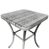 Set Bistro da Giardino Jardí in Polyrattan con 2 Poltroncine e Tavolino