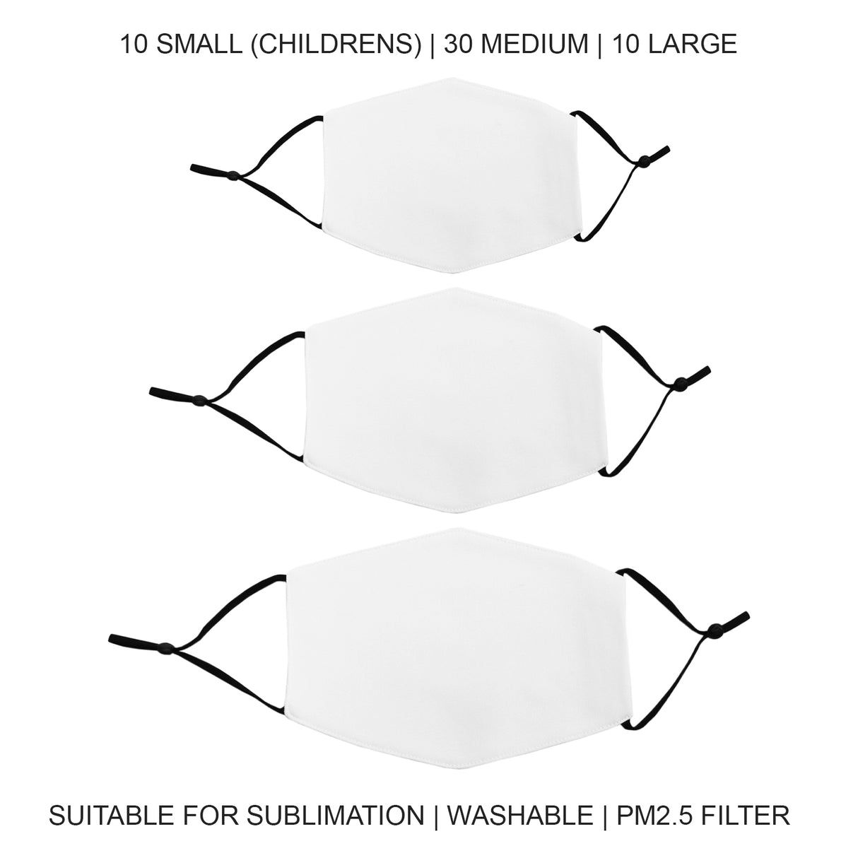 Mascherine per Sublimazione - Miste - 50 Pezzi