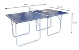 Tavolo da Ping Pong Pieghevole con Kit Racchette e Palline