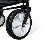 Carrello Pieghevole Fuoristrada 70kg Ruote 360° Acciaio Grigio