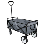 Carrello Pieghevole Fuoristrada 70kg Ruote 360° Acciaio Grigio