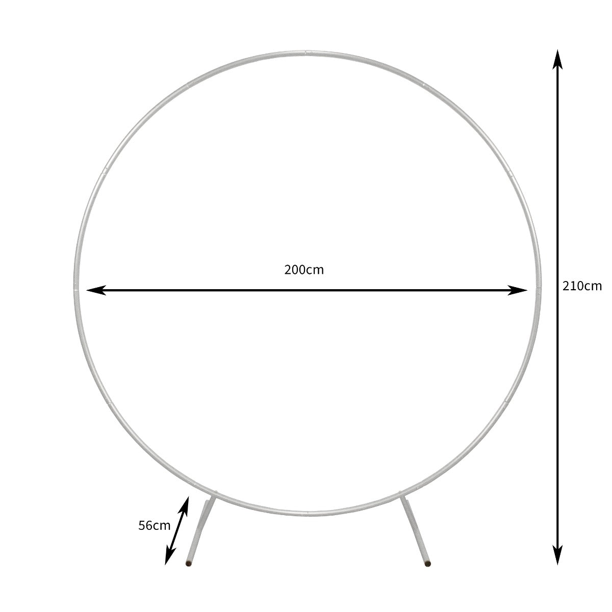 Arco Decorativo per Matrimoni - Bianco