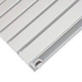 Radiatore a Elementi Piatti - Bianco Lucido - 60cm x 70cm