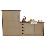 Credenza per Camper in MDF - Sinistra