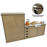 Credenza per Camper in MDF - Sinistra