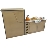 Credenza per Camper in MDF - Sinistra