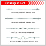 Barra EZ Body Revolution 1.2m con Molle di Bloccaggio