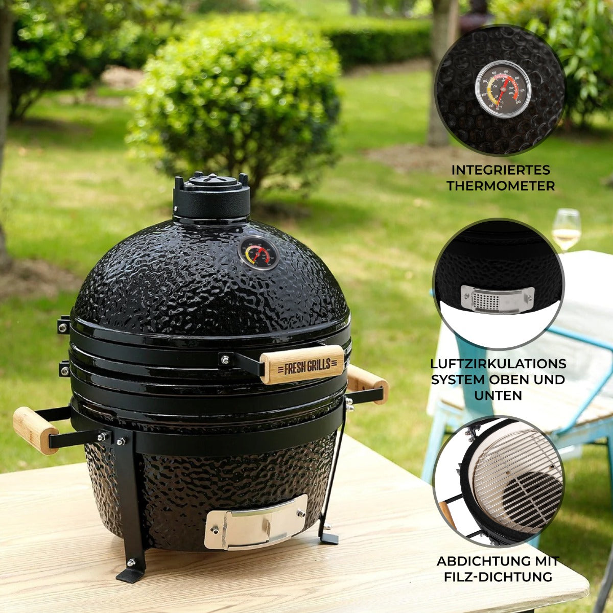 Forno Kamado BBQ 40cm - Fresh Grills