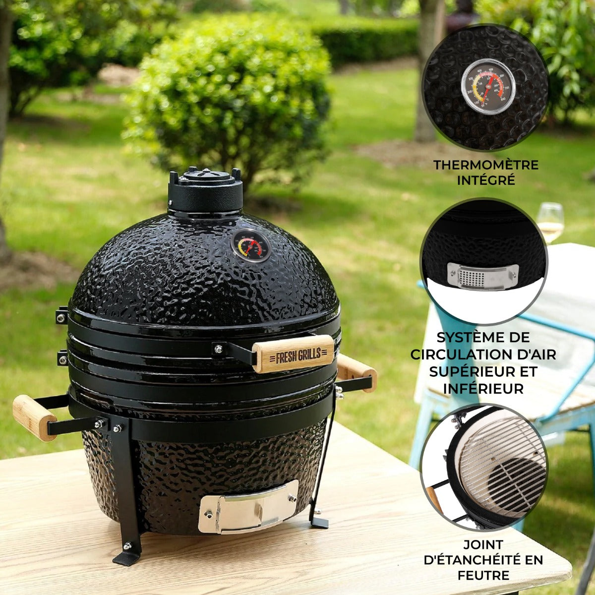 Forno Kamado BBQ 40cm - Fresh Grills