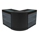 Set Banconi Helios con Illuminazione LED – 2x K900 + CM60 Angolare - Nero