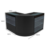 Set Bancone Hera LED con K900 + C900 + CM60 - Nero