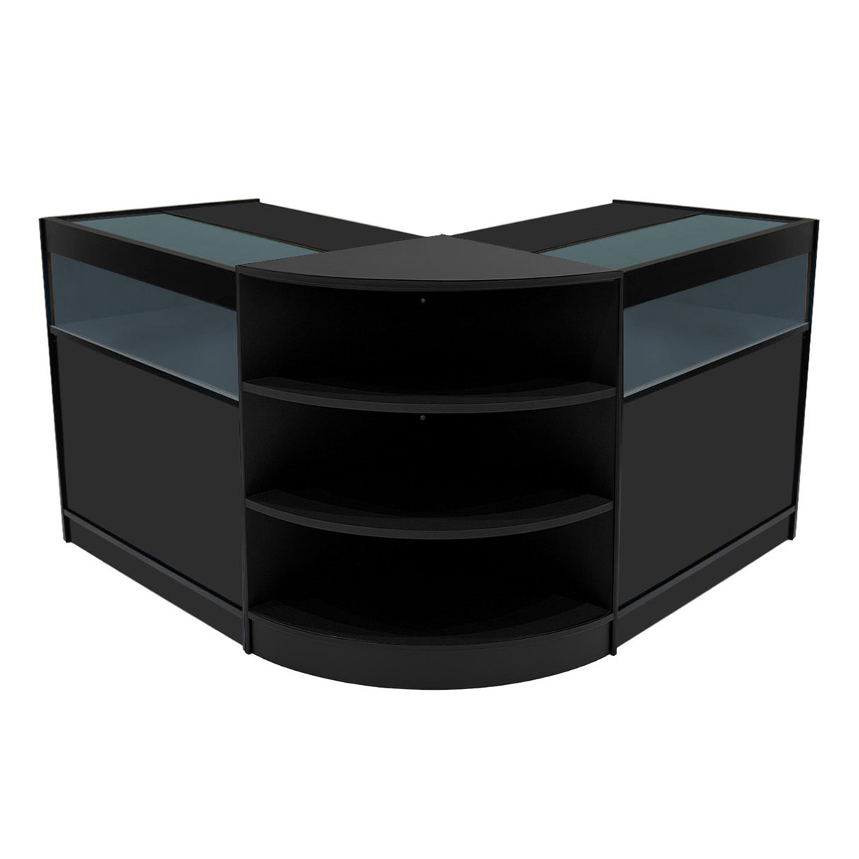 Set Bancone Theseus LED con LM60 + 2 x B900 - Nero