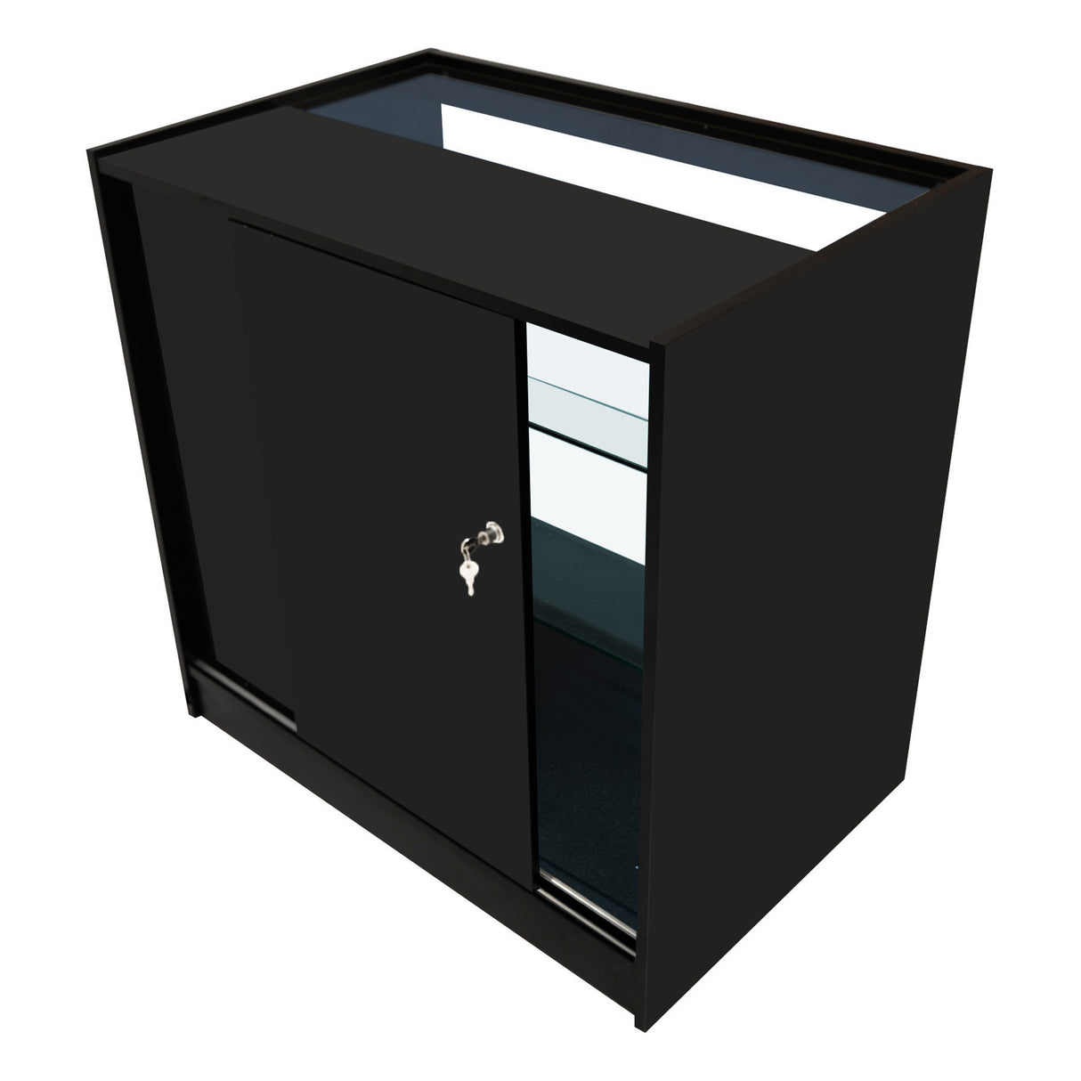 Set Bancone Negozio Apollo LED con 2x K900 + Angolare LM60 - Nero