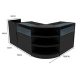 Set Banconi LED Sagittarius LM60, TB60 e 2 x B900 - Nero