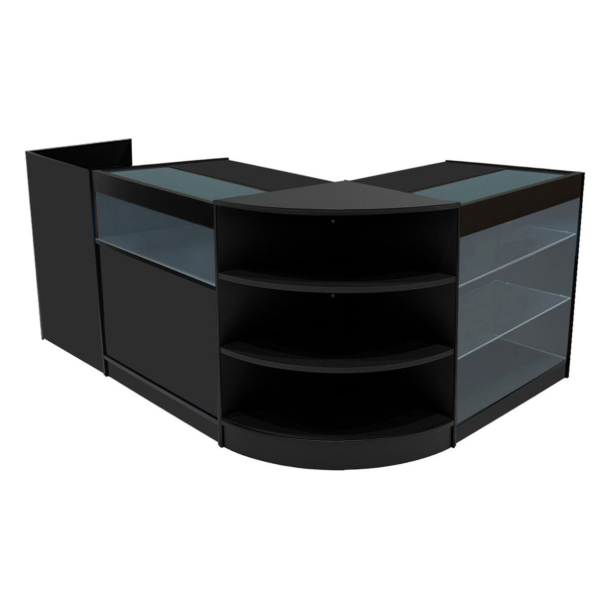 Set Banconi con Illuminazione LED Hyperion K900, B900, TB60 & LM60 - Nero