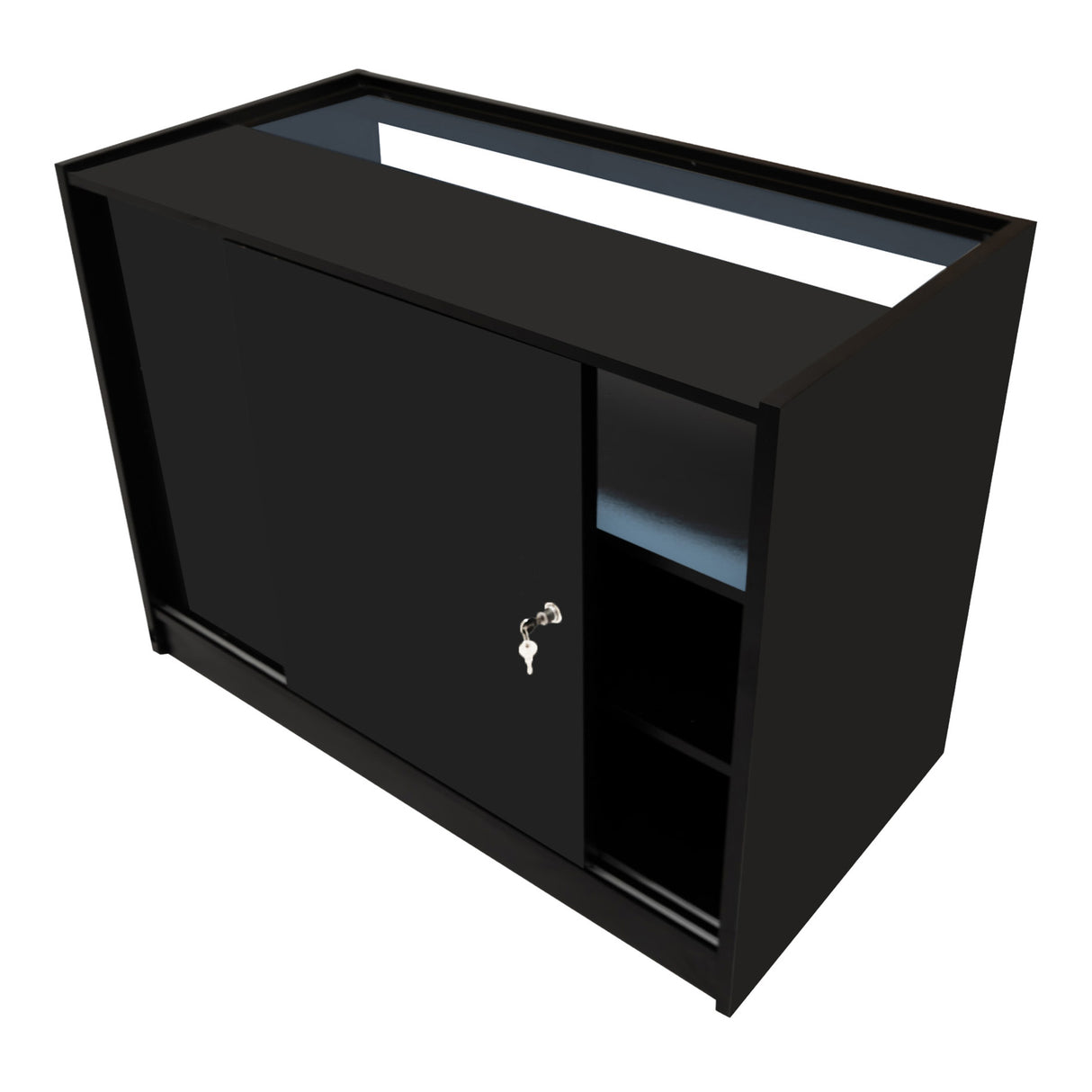 Set Banconi Iris con LED B1200 (x2) & Angolo CM60 – Nero