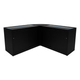 Set Banconi Iris con LED B1200 (x2) & Angolo CM60 – Nero